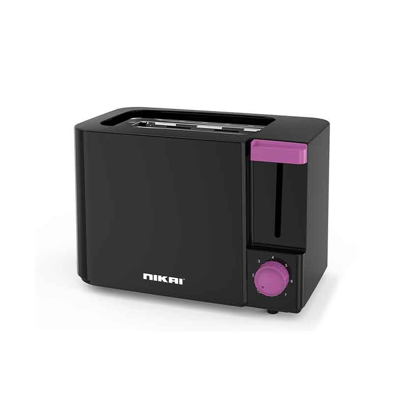 Nikai Toaster 2 Slice 650W Plastic Cancel Function 6 Setting Browning Control NBT444A