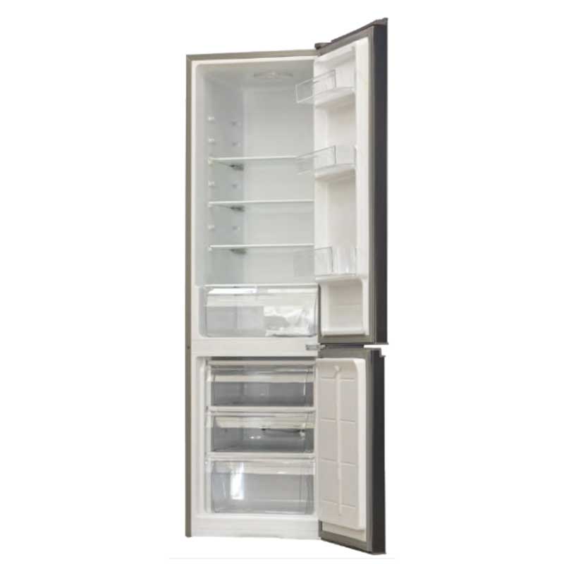 Delta Refrigerator 273L 2 Door Defrost Bottom Freezer Combi Inox DRF-358.I