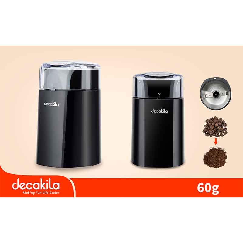 Decakila Coffee Grinder 150w Stainless Steel Grind Blade 60g KECF006B