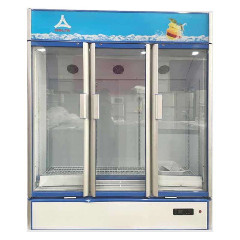 Delta Showcase Refrigerator 1053L 3 Door Digital Temperature Display SCD-1050