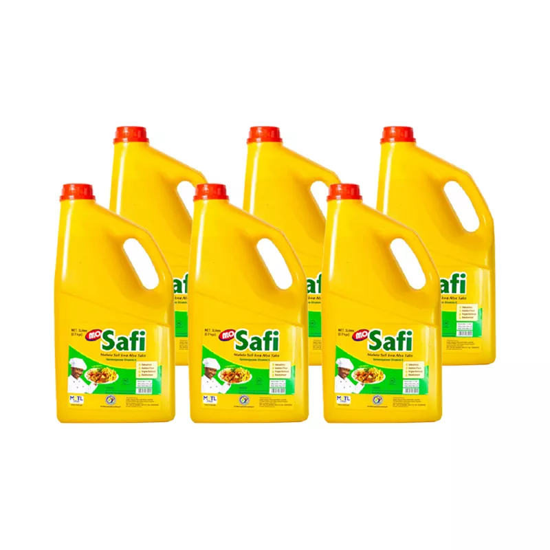 Mo Safi Palm Cooking Oil 3L Pack of 6