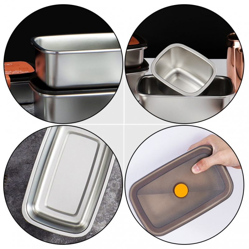 Nadstar Stainless Steel Food Storage 550Ml Eco-Friendly Lunchbox Compartments Stainless Steel Take Away Sp0572 4 Nadstar Stainless Steel Food Storage 550Ml Eco-Friendly Lunchbox Compartments Stainless Steel Take Away Sp0572