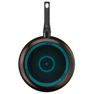 Tefal Easy Cook Frypan 30cm Titanium Non Stick Thermo Signal 100% Safe Cooking Pan Suitable for All Heat Sources Except Induction B5540702