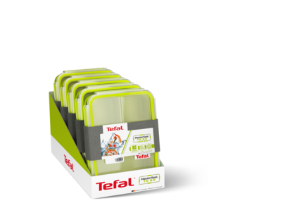 Tefal Masterseal Food Storage 1.2L With Compartments Air Tight Plastic Container Lunchb 3 Tefal Masterseal Food Storage 1.2L With Compartments Air Tight Plastic Container Lunchb