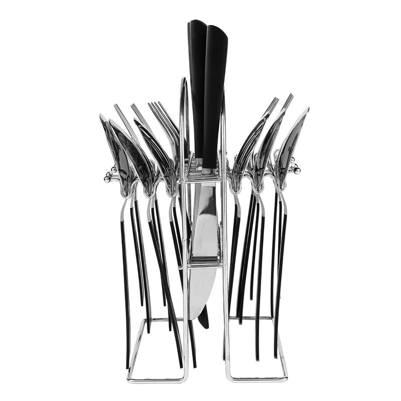 Nadstar Cutlery Set 24Pcs Heavy Quality 2019024 - Multi Color Handle 2 Nadstar Cutlery Set 24Pcs Heavy Quality 2019024 - Multi Color Handle