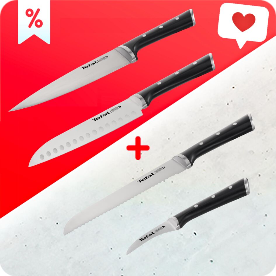 Tefal Ingenio Ice Paring Knife 7Cm Ice Force Technology German Stainless Steel Brushed Stainless Steel Black 27.5 X 6 X 2 Cm K2321214 11 Tefal Ingenio Ice Paring Knife 7Cm Ice Force Technology German Stainless Steel Brushed Stainless Steel Black 27.5 X 6 X 2 Cm K2321214