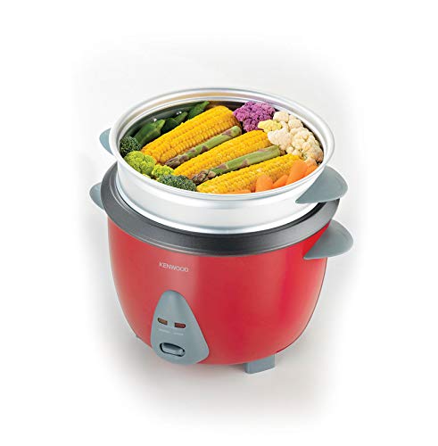 Kenwood 2-In-1 Rice Cooker 1.8L 10-Cups Rice With Food Steamer Basket Non-Stick Cooking Pot Temepered Glass Lid Warm/Cook Lights Spatula Holder Detachable Cord Rcm44.000Rd 3 Kenwood 2-In-1 Rice Cooker 1.8L 10-Cups Rice With Food Steamer Basket Non-Stick Cooking Pot Temepered Glass Lid Warm/Cook Lights Spatula Holder Detachable Cord Rcm44.000Rd