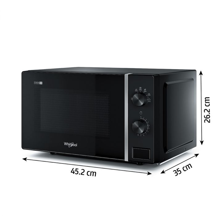 Whirlpool Microwave 20L 1200W Solo Manual With 6 Power Levels Mwp-101 9 Whirlpool Microwave 20L 1200W Solo Manual With 6 Power Levels Mwp-101