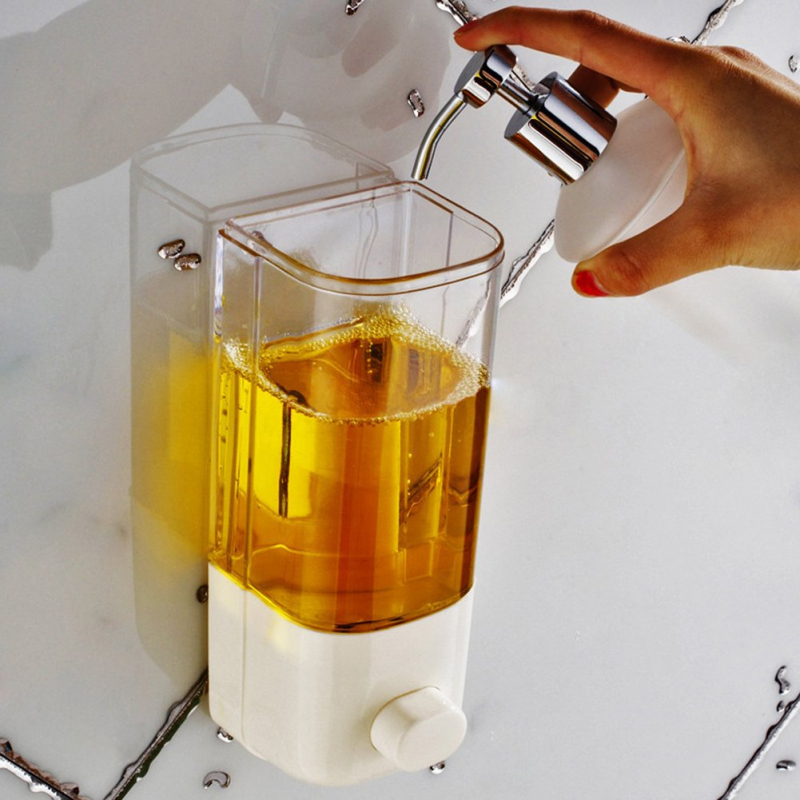 Nadstar Soap Dispenser Touch Plastic Soap Wall Mounted 503-03-B-2 6 Nadstar Soap Dispenser Touch Plastic Soap Wall Mounted 503-03-B-2