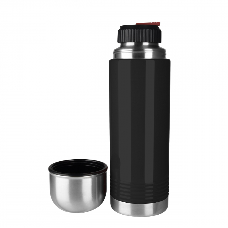 Tefal Senator Vacuum Flask 1L Thermal Bottle Stainless Steel Black Thermal Bottle Break Proof Thermos Insulated Vacuum Flask K3064414 2 Tefal Senator Vacuum Flask 1L Thermal Bottle Stainless Steel Black Thermal Bottle Break Proof Thermos Insulated Vacuum Flask K3064414