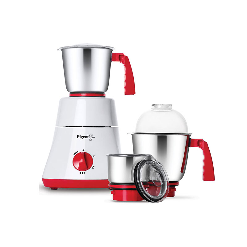 Pigeon Mixer Grinder 550W Abs 10500Rpm With 3 Stainless Steel Jars For Dry Grinding &Amp; Wet Grinding Classic Pro 1 Pigeon Mixer Grinder 550W Abs 10500Rpm With 3 Stainless Steel Jars For Dry Grinding &Amp; Wet Grinding Classic Pro