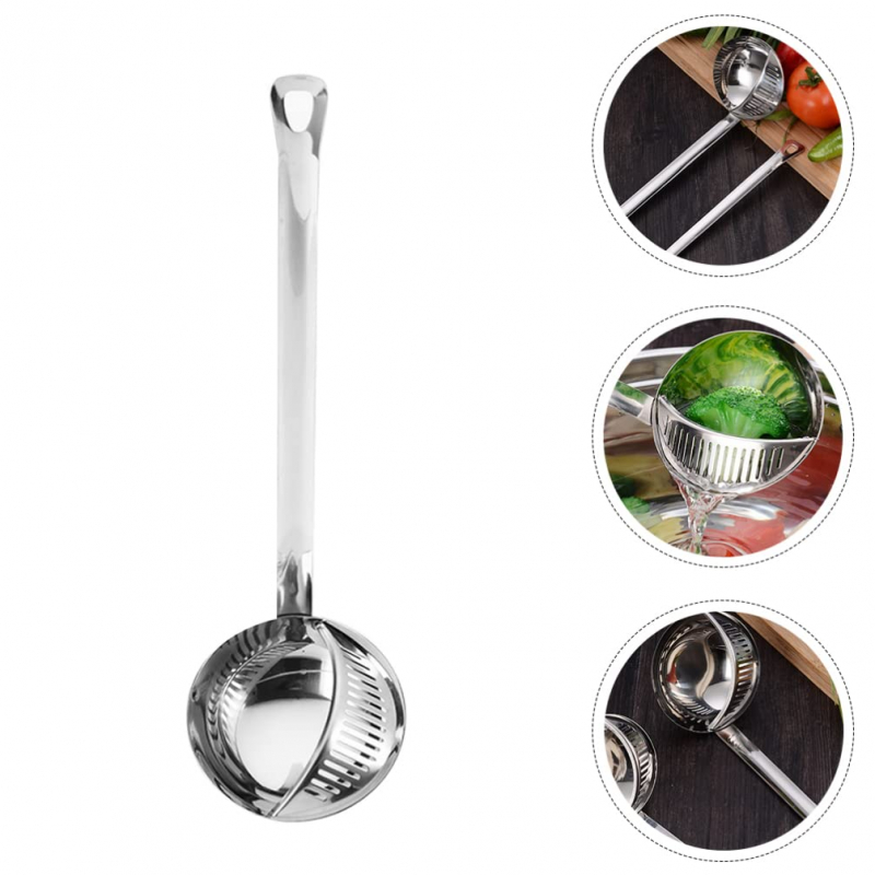 Nadstar Stainless Steel Hot Pot Soup Spoon Strainer Scoops Spoon Slotted Strainer Ladle Gravy Ladle Colander Kitchen D198 2 Nadstar Stainless Steel Hot Pot Soup Spoon Strainer Scoops Spoon Slotted Strainer Ladle Gravy Ladle Colander Kitchen D198
