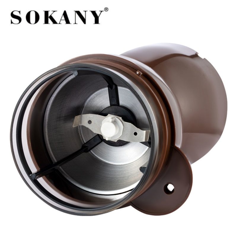 Sokany Electric Coffee Grinding Machine 100G 180W Brown Sm-3016 4 Sokany Electric Coffee Grinding Machine 100G 180W Brown Sm-3016