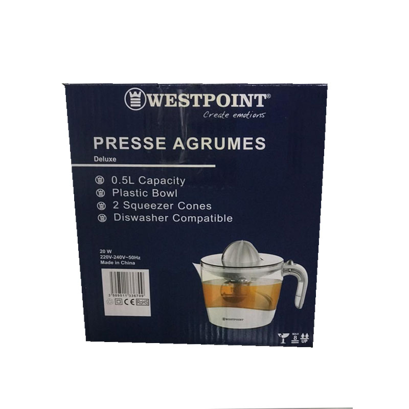 Westpoint Citrus Juicer 0.5L 20W Plastic Wjh-052020.Pr 6 Westpoint Citrus Juicer 0.5L 20W Plastic Wjh-052020.Pr