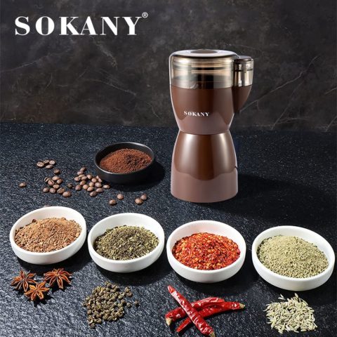 Sokany Electric Coffee Grinding Machine 100G 180W Brown Sm-3016 9 Sokany Electric Coffee Grinding Machine 100G 180W Brown Sm-3016