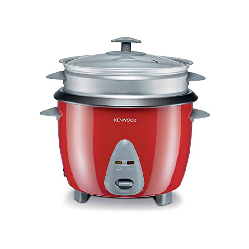 Kenwood 2-In-1 Rice Cooker 1.8L 10-Cups Rice With Food Steamer Basket Non-Stick Cooking Pot Temepered Glass Lid Warm/Cook Lights Spatula Holder Detachable Cord Rcm44.000Rd 1 Kenwood 2-In-1 Rice Cooker 1.8L 10-Cups Rice With Food Steamer Basket Non-Stick Cooking Pot Temepered Glass Lid Warm/Cook Lights Spatula Holder Detachable Cord Rcm44.000Rd