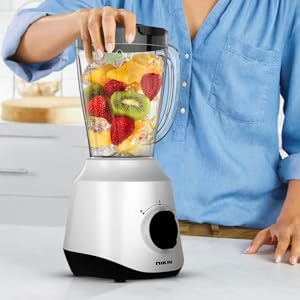 Nikai Blender 1.5L 450W 2 In 1 Unbreakable Pc Jar 3 Speeds Stainless Blades Easy To Clean Detachable Parts Perfect For Blending And Grinding - Nb2511Ax 7 Nikai Blender 1.5L 450W 2 In 1 Unbreakable Pc Jar 3 Speeds Stainless Blades Easy To Clean Detachable Parts Perfect For Blending And Grinding - Nb2511Ax
