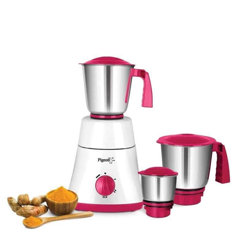 Pigeon Mixer Grinder 550W Abs 10500Rpm With 3 Stainless Steel Jars For Dry Grinding &Amp; Wet Grinding Classic Pro 4 Pigeon Mixer Grinder 550W Abs 10500Rpm With 3 Stainless Steel Jars For Dry Grinding &Amp; Wet Grinding Classic Pro