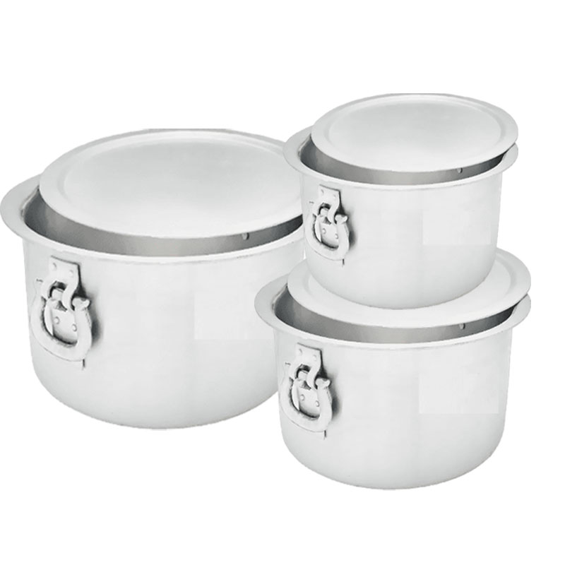 Nadstar Aluminium Sufuria 3Pcs With Lid &Amp; Handle 210L 250L 300L Cookware Set Tope Cooking Pot For Commercial Use - Gauge 6 Kitchen Heavy Duty Tapela 1 Nadstar Aluminium Sufuria 3Pcs With Lid &Amp; Handle 210L 250L 300L Cookware Set Tope Cooking Pot For Commercial Use - Gauge 6 Kitchen Heavy Duty Tapela