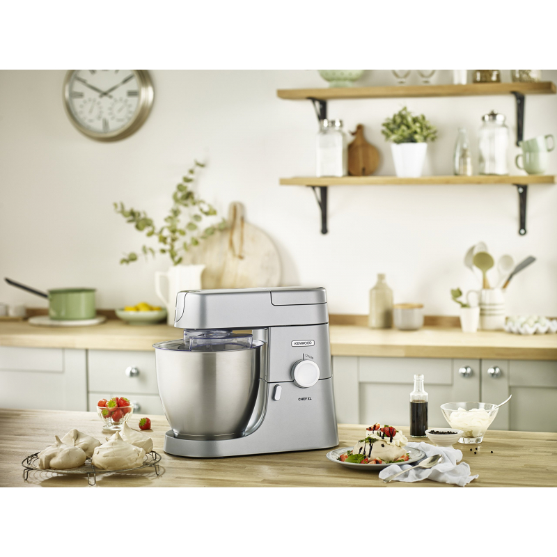 Kenwood Stand Mixer Kitchen Machine Metal Body Chef Xl 1200W With 6.7L Stainless Steel Bowl K-Beater Whisk Dough Hook Glass Blender Meat Grinder Multi Mill Kvl4230S 8 Kenwood Stand Mixer Kitchen Machine Metal Body Chef Xl 1200W With 6.7L Stainless Steel Bowl K-Beater Whisk Dough Hook Glass Blender Meat Grinder Multi Mill Kvl4230S