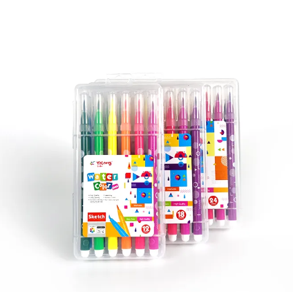 Yalong Water Colour Pen'S Brush Tip 12 Colours P06963 3 Yalong Water Colour Pen'S Brush Tip 12 Colours P06963