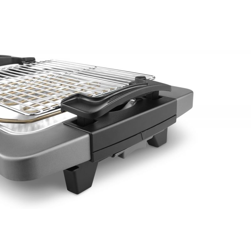 De'Longhi Barbecue Grill 1900W Adjustable Grill Height Cool-Touch Handles Indicator Light Bq55 4 De'Longhi Barbecue Grill 1900W Adjustable Grill Height Cool-Touch Handles Indicator Light Bq55