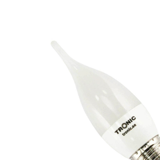 Tronic 5 Watts Candle Tail LED Warm White E27 (Screw) Bulb