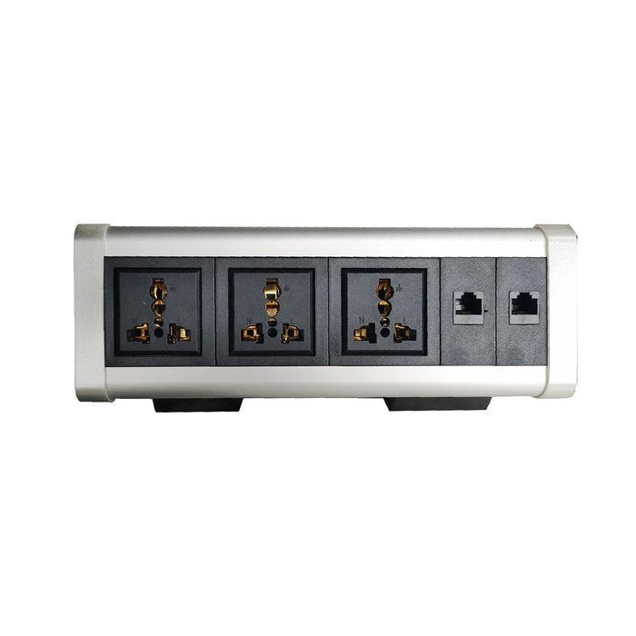 Tronic Desk Socket Universal X 3 + Rj45 Data X 2 Bf Inde-01 1 Tronic Desk Socket Universal X 3 + Rj45 Data X 2 Bf Inde-01
