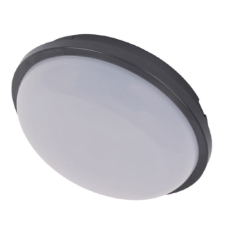Tronic Round Black LED Bulkhead 20 Watts