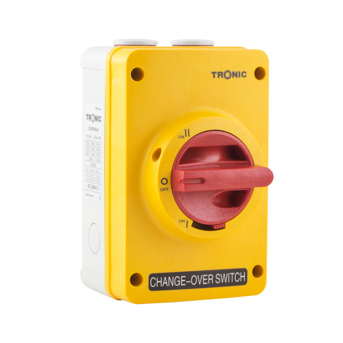Tronic Manual Changeover Switch 3 Tronic Manual Changeover Switch