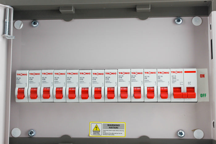 Tronic Consumer Unit 12 Ways Single Phase Complete With Isolator 5 Tronic Consumer Unit 12 Ways Single Phase Complete With Isolator