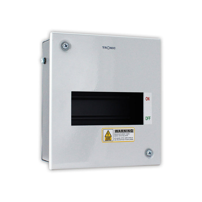 Tronic Metallic Mcb Enclosure 6 Way 1 Tronic Metallic Mcb Enclosure 6 Way