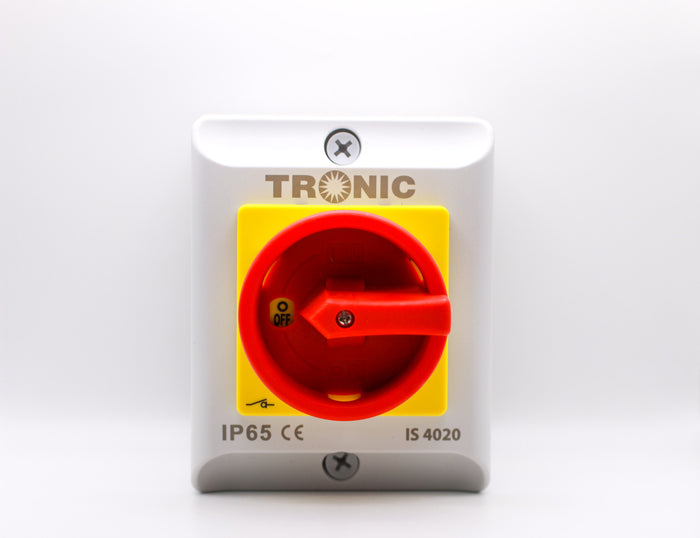 Tronic Surface Isolator 4-Pole 20 Amps (415V) 4 Tronic Surface Isolator 4-Pole 20 Amps (415V)