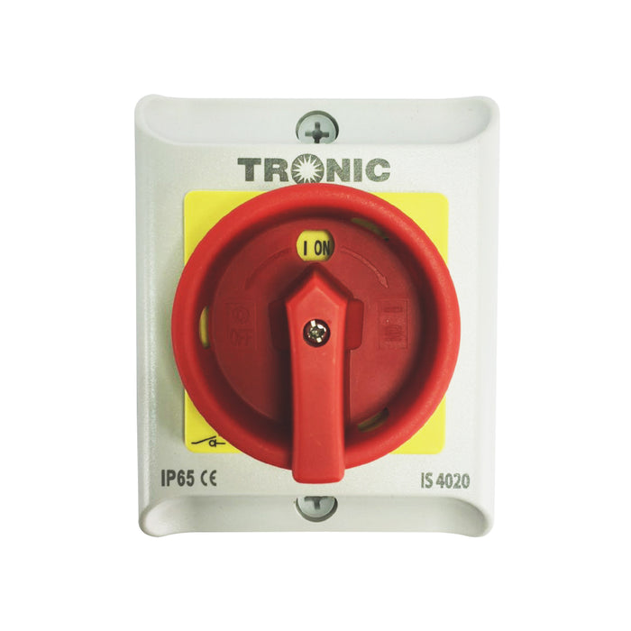 Tronic Surface Isolator 4-Pole 20 Amps (415V) 1 Tronic Surface Isolator 4-Pole 20 Amps (415V)