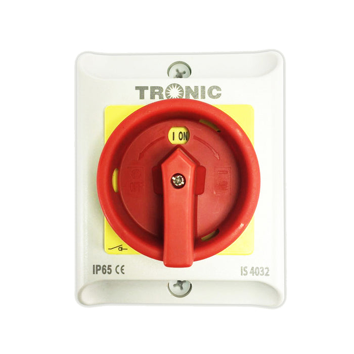 Tronic Surface Isolator 4-Pole 32 Amps (415V) 1 Tronic Surface Isolator 4-Pole 32 Amps (415V)