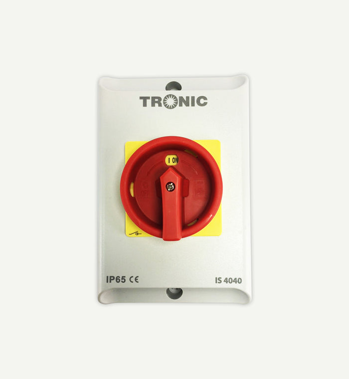Tronic Surface Isolator 4-Pole 40 Amps (415V) 1 Tronic Surface Isolator 4-Pole 40 Amps (415V)