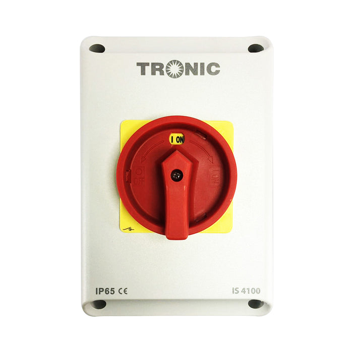 Tronic Surface Isolator 4-Pole 100 Amps (415V) 1 Tronic Surface Isolator 4-Pole 100 Amps (415V)
