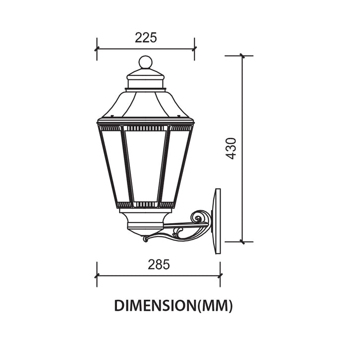 Tronic Ornamental Outdoor Wall Lamp 2 Tronic Ornamental Outdoor Wall Lamp