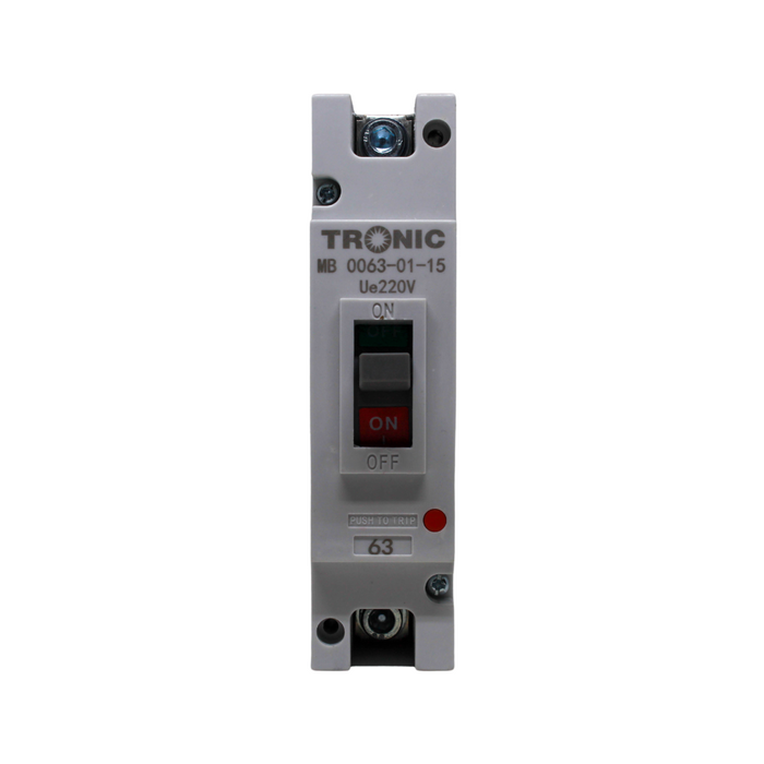 Tronic Mccb Breaker 63 Amps Single Pole 1 Tronic Mccb Breaker 63 Amps Single Pole
