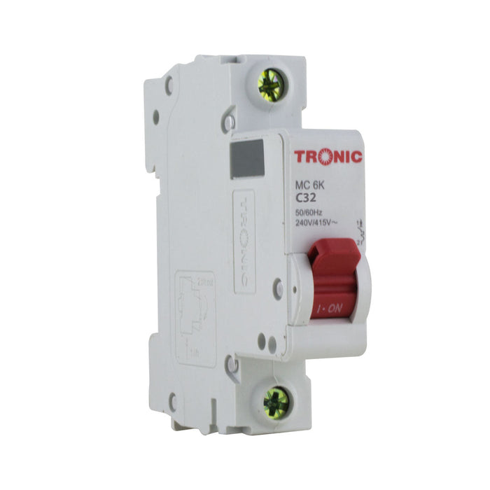 Tronic Mcb 32Amps Single Pole 1 Tronic Mcb 32Amps Single Pole