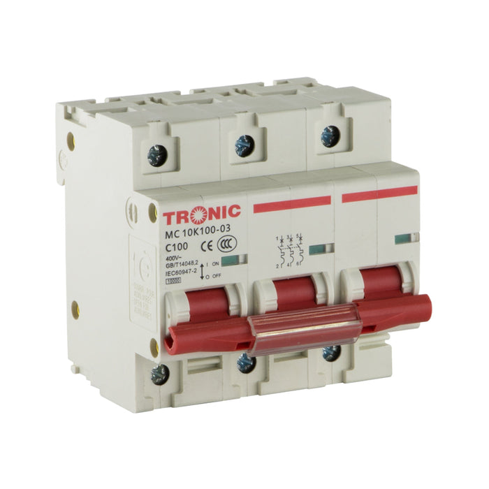 Tronic Mcb Triple Pole 100A 1 Tronic Mcb Triple Pole 100A