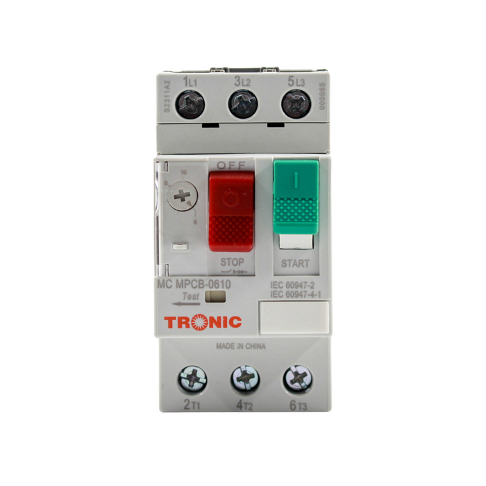 Tronic Motor Protection Circuit Breaker 6-10Amps 1 Tronic Motor Protection Circuit Breaker 6-10Amps