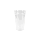 Khaleej Pack Clear Pet Glass 16 OZ with Dome Lid (Pack of 1000)