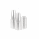 Khaleej Pack Clear Pet Glass 12 OZ with Dome Lid (Pack of 1000)