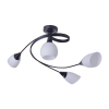 Tronic Twisted Vintage Lighting Fixture With Frosted Glass