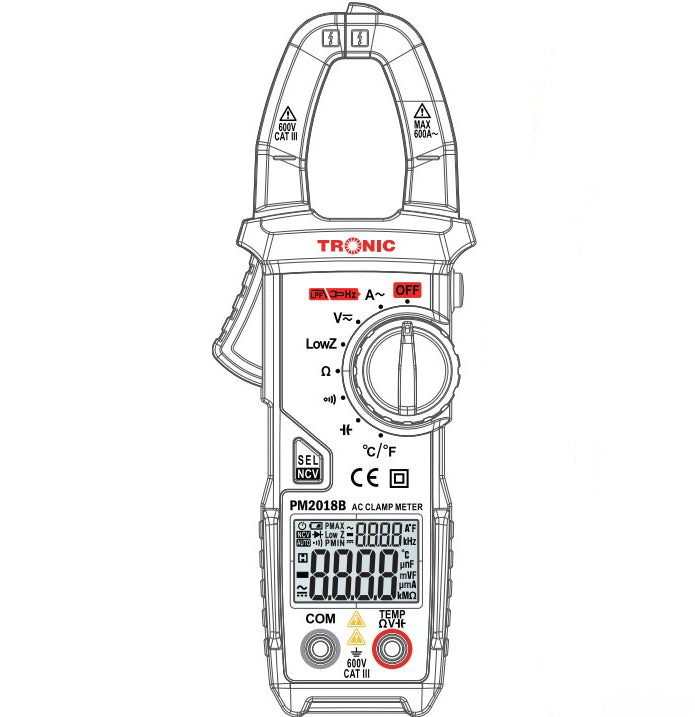 Tronic Digital Clamp Meter 3 Tronic Digital Clamp Meter