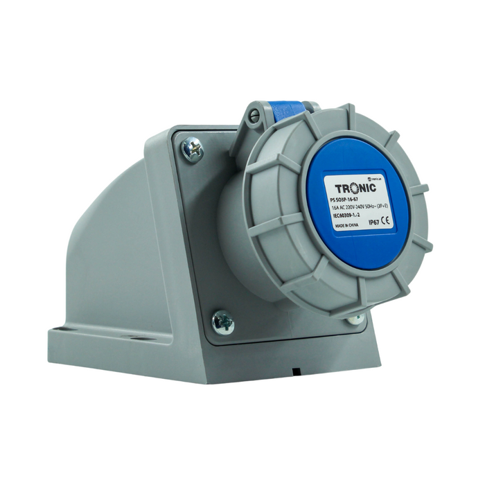 Tronic Industrial Socket 3 Pin 16A Ip44 7 Tronic Industrial Socket 3 Pin 16A Ip44