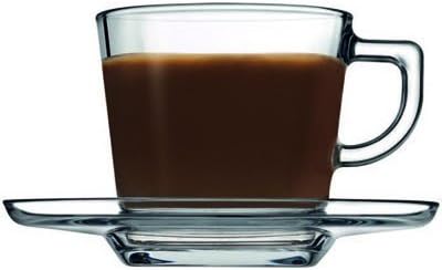 Pasabahce Carre Cup Saucer 215Ml 6Pcs Round Shape And Dishwasher Safe 95307 3 Pasabahce Carre Cup Saucer 215Ml 6Pcs Round Shape And Dishwasher Safe 95307