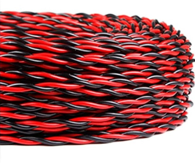 Tronic 0.75Mm 2 Core Flexible Red &Amp; Black Twisted Cable 1 Tronic 0.75Mm 2 Core Flexible Red &Amp; Black Twisted Cable