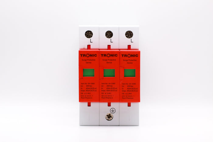 Tronic Surge Protector Three Pole 80Ka 2 Tronic Surge Protector Three Pole 80Ka